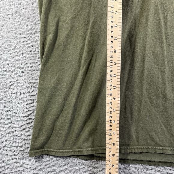 Grateful Dead Steal Your Face T Shirt Mens 2XL Olive Green Graphic Logo Tee Y2K - Picture 5 of 6